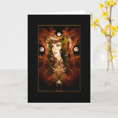 Herbst - Blankokarte Karte (Gelbe Blume)