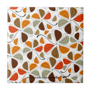 Herbst-Blatt abstrakt Fliese