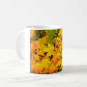 Herbst-Blatt färbt Baum-Party-Schicksals-Feier Kaffeetasse (Vorderseite Links)