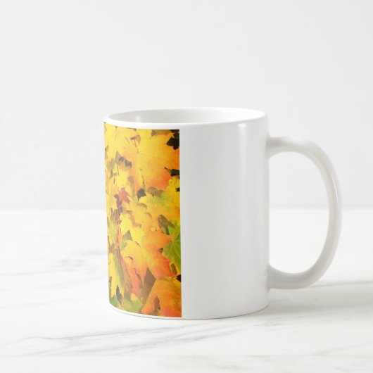Herbst-Blatt färbt Baum-Party-Schicksals-Feier Kaffeetasse (Rechts)