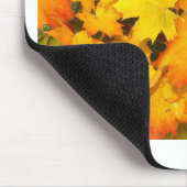 Herbst-Blatt färbt Baum-Party-Schicksals-Feier Mousepad (Ecke)