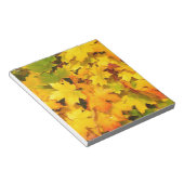 Herbst-Blatt färbt Baum-Party-Schicksals-Feier Notizblock (angewinkelt)