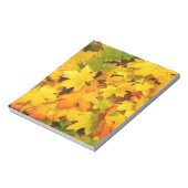 Herbst-Blatt färbt Baum-Party-Schicksals-Feier Notizblock (Rotiert)