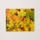 Herbst-Blatt färbt Baum-Party-Schicksals-Feier Puzzle (Horizontal)