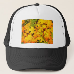 Herbst-Blatt färbt Baum-Party-Schicksals-Feier Truckerkappe