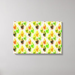 Herbst-Blatt-Kunst-Druck Leinwanddruck