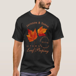 Herbst-Blatt-Lugen personalisiert T-Shirt