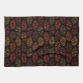Herbst-Blatt-Muster Geschirrtuch (Horizontal)