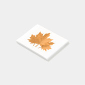 Herbst-Blatt Post-it Klebezettel (angewinkelt)