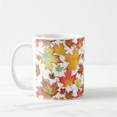 Herbst-Blatt-Tasse - kundengerecht Kaffeetasse (Links)