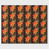 Herbst-Blatt-themenorientiertes MattPackpapier, Geschenkpapier (Flach)