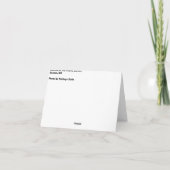 Herbst-Blätter 2 Karte (Rückseite)