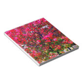 Herbst Blätter ändern, rosa impressionistische Bäu Notizblock (angewinkelt)