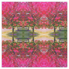 Herbst Blätter ändern, rosa impressionistische Bäu Stoff