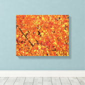 Herbst Blätter auf Baum - Foto. Leinwanddruck (Insitu (Holzboden))