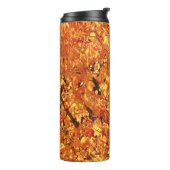 Herbst Blätter auf Baum - Foto. Thermosbecher (Nach links gedreht)