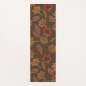 Herbst-Blätter auf kundenspezifischer Farbe Yogamatte (Vorderseite)