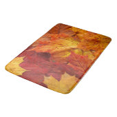 Herbst-Blätter Badematte (Schrägansicht)