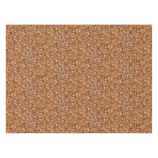 Herbst Blätter Brauner Gelbfall Einfach Tischdecke (Vorderseite (Horizontal))