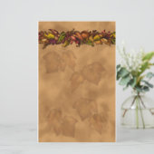 Herbst-Blätter Briefpapier (Stehend Vorderseite)
