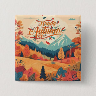 Herbst/Blätter/bunt Button