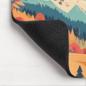Herbst/Blätter/bunt Mousepad (Ecke)