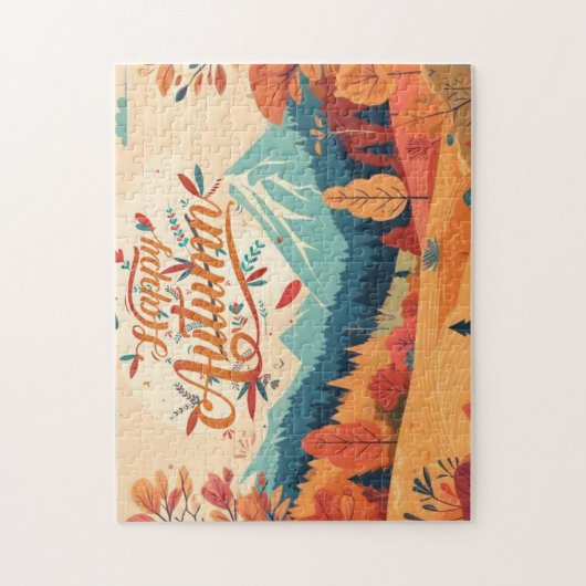 Herbst/Blätter/bunt Puzzle (Vertikal)