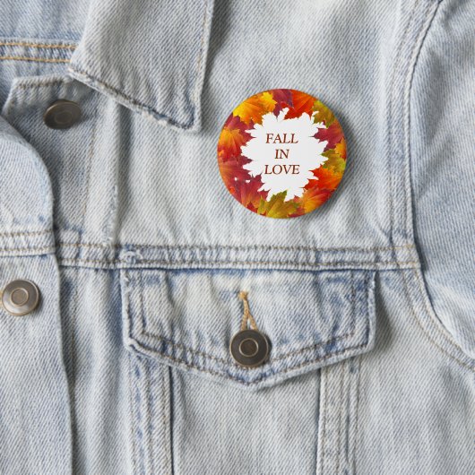Herbst-Blätter Button (Beispiel)