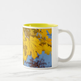 Herbst-Blätter durch TDGallery Zweifarbige Tasse