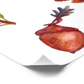 Herbst-, Blätter-, Eichenposter Poster (Ecke)
