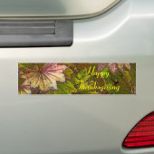 Herbst-Blätter: Erntedank - Autoaufkleber (Auf Auto)