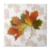 Herbst Blätter Erntedankfest Fliese (Vorderseite)