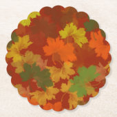 Herbst Blätter Erntedankfest Untersetzer (Vorderseite)