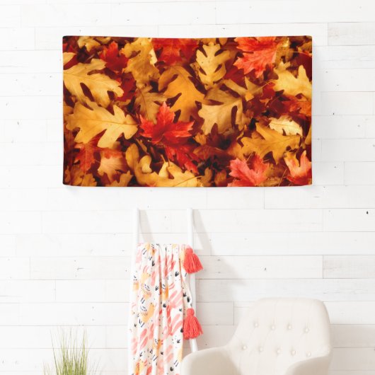 Herbst-Blätter - Fall-Farbe Banner (Insitu)