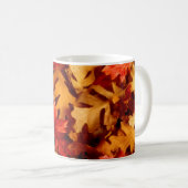 Herbst-Blätter - Fall-Farbe Kaffeetasse (VorderseiteRechts)