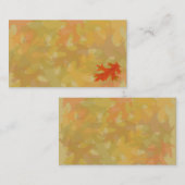Herbst-Blätter, Geschäftskarten Visitenkarte (Vorne/Hinten)