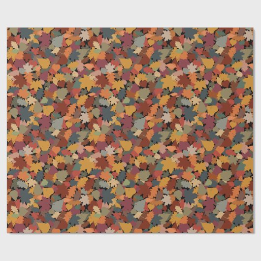 Herbst & Blätter Geschenkpapier (Flach)