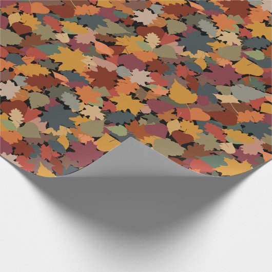 Herbst & Blätter Geschenkpapier (Ecke)