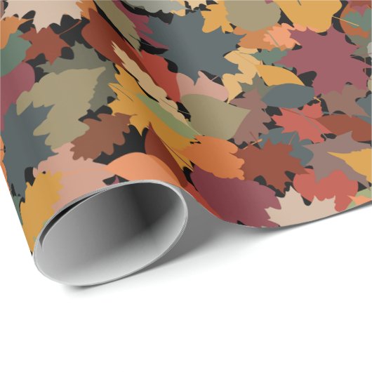 Herbst & Blätter Geschenkpapier (Rolleneckpunkt)