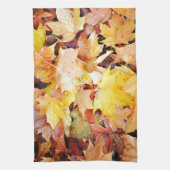 Herbst-Blätter Geschirrtuch (Vertikal)