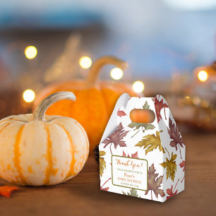 Herbst-Blätter Herbst Babydusche Gefallen Boxe Geschenkschachtel