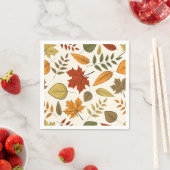 Herbst Blätter Herbst Blätter Erntedank Party Serviette (Beispiel)