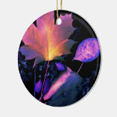 Herbst-Blätter im Neon Keramikornament (Links)
