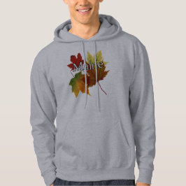 HERBST-BLÄTTER IN MAINE HOODIE