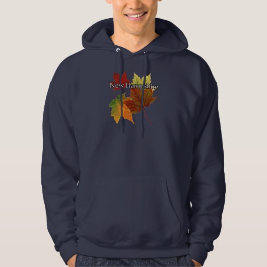 HERBST-BLÄTTER IN NEW HAMPSHIRE HOODIE (Vorderseite)