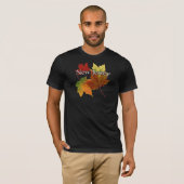 HERBST-BLÄTTER IN NEW-JERSEY T-Shirt (Vorne ganz)