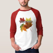 HERBST-BLÄTTER IN WISCONSIN T-Shirt (Vorderseite)