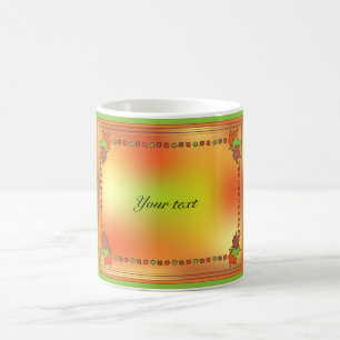 Herbst-Blätter Kaffeetasse