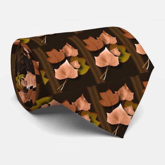 Herbst-Blätter Krawatte (Gerollt)
