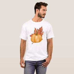 Herbst-Blätter-Kürbis T-Shirt